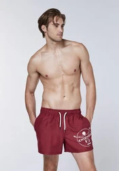 Chiemsee Badeshorts (1-St) Dunkelrot/Bordeaux/Braun/Rosa