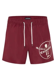 Badeshorts Badeshorts mit Label-Symbol und Taschen 1 (1-St)