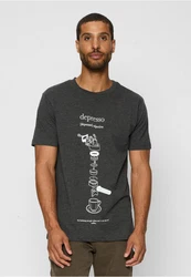 Mister Tee T-Shirt Depresso Tee Braun/Lila