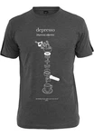 Mister Tee T-Shirt Depresso Tee Braun/Lila