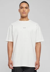 Merchcode T-Shirt Herren Love Heavy Oversized Tee Weiß/Khaki/Grau