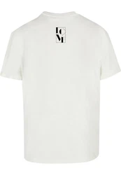 Merchcode T-Shirt Herren Love Heavy Oversized Tee Weiß/Khaki/Grau