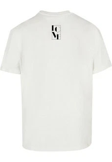 Merchcode T-Shirt Herren Love Heavy Oversized Tee Weiß/Khaki/Grau