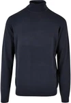 Urban Classics Rundhalspullover Herren Knitted Turtleneck Sweater (1-tlg) Dunkelblau/Blau
