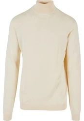 Urban Classics Rundhalspullover Herren Knitted Turtleneck Sweater (1-tlg) Khaki/Weiß/Beige/Orange/Gelb