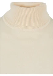 Urban Classics Rundhalspullover Herren Knitted Turtleneck Sweater (1-tlg) Khaki/Weiß/Beige/Orange/Gelb