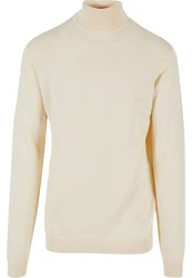 Urban Classics Rundhalspullover Herren Knitted Turtleneck Sweater (1-tlg) Khaki/Weiß/Beige/Orange/Gelb