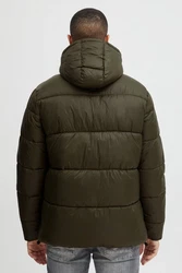 Blend Wintermantel BHOuterwear Dunkelgrün/Grün/Lila