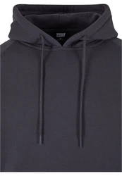 Urban Classics Herren Blank Hoody Kapuzenpullover Dunkelblau/Dunkelgrau
