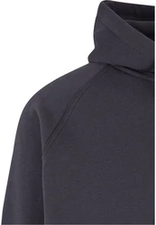 Urban Classics Herren Blank Hoody Kapuzenpullover Dunkelblau/Dunkelgrau
