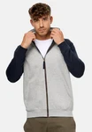 Indicode Kapuzenpullover INPulko Grau/Dunkelblau/Hellgrau