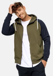 Indicode Kapuzenpullover INPulko Dunkelgrün/Khaki