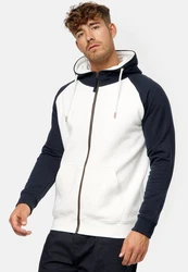 Indicode Kapuzenpullover INPulko Creme/Weiß/Hellblau/Dunkelblau/Blau