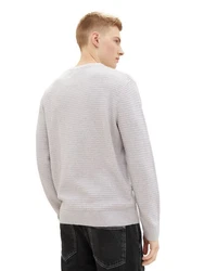 TOM TAILOR Denim Strickpullover STRUCTURED DOUBLELAYER 