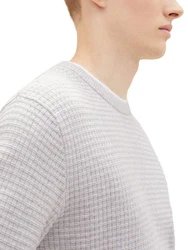 TOM TAILOR Denim Strickpullover STRUCTURED DOUBLELAYER 
