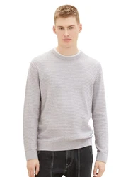 TOM TAILOR Denim Strickpullover STRUCTURED DOUBLELAYER 