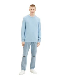 Strickpullover STRUCTURED DOUBLELAYER aus Baumwolle