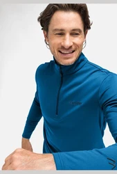 Maier Sports Rollkragenpullover He-Rolli Felix Blau/Türkis/Hellblau/Pastell