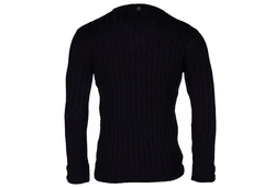 Banco 2-in-1 Pullover mit abnehmbarem Stehkragen Dunkelblau/Schwarz