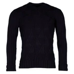 Banco 2-in-1 Pullover mit abnehmbarem Stehkragen Dunkelblau/Schwarz