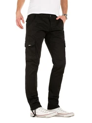 Yazubi Cargohose Cargo Pants Jan Herren Slim Fit Chinohose Khaki/Schwarz/Dunkelgrün
