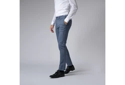 Hirschthal Chinohose Herren Chino Hose Herrenhose Casual Slim-Fit Grau/Dunkelblau/Blau/Hellblau