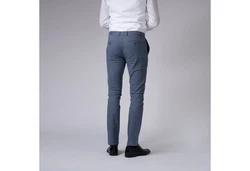 Hirschthal Chinohose Herren Chino Hose Herrenhose Casual Slim-Fit Grau/Dunkelblau/Blau/Hellblau