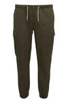 Blend Cargohose Style BHSelllini Dunkelgrün/Khaki/Weiß