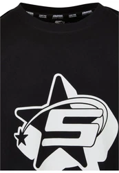 Starter Black Label T-Shirt Shooting Star Oversize Tee Schwarz