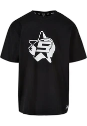 Starter Black Label T-Shirt Shooting Star Oversize Tee Schwarz