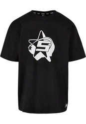 Starter Black Label T-Shirt Shooting Star Oversize Tee Schwarz