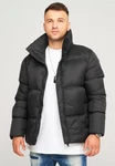 behype Steppjacke BHJEFFREY PUFFER Schwarz/Dunkelgrau