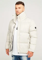 behype Steppjacke BHJEFFREY PUFFER Beige/Khaki/Weiß/Creme