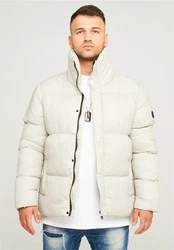 behype Steppjacke BHJEFFREY PUFFER Beige/Khaki/Weiß/Creme