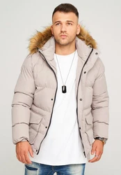 behype Steppjacke BHADLYR Beige/Khaki