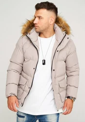 behype Steppjacke BHADLYR Beige/Khaki