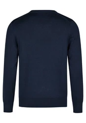 HECHTER PARIS V-Ausschnitt Pullover Dunkelblau/Blau