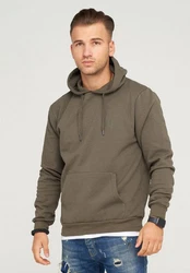SOULSTAR Kapuzensweatshirt DAKAR Khaki/Dunkelgrün