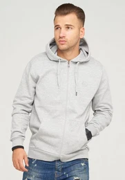 Sweatjacke BUDAPEST im schlichten Basic-Look