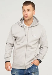 SOULSTAR Sweatjacke BUDAPEST Hellgrau/Khaki/Grau/Beige/Braun
