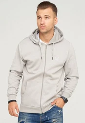 SOULSTAR Sweatjacke BUDAPEST Hellgrau/Khaki/Grau/Beige/Braun