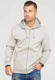 Sweatjacke BUDAPEST im schlichten Basic-Look