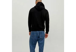 JACK & JONES Herren Hoodie Kapuzenpullover JJECORP (12152840) Black 2/Schwarz