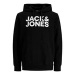 JACK & JONES Herren Hoodie Kapuzenpullover JJECORP (12152840) Black 2/Schwarz
