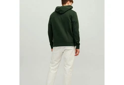 JACK & JONES Herren Hoodie Kapuzenpullover JJECORP (12152840) Mountain View Reg/Large Print (12152840)