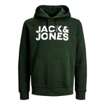 JACK & JONES Herren Hoodie Kapuzenpullover JJECORP (12152840) Mountain View Reg/Large Print (12152840)