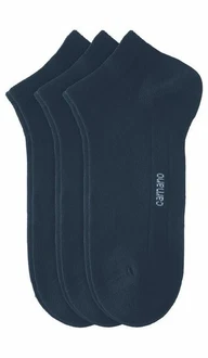 Camano Sportsocken CA-Soft Sneaker 3-Pack Dunkelblau/Hellblau