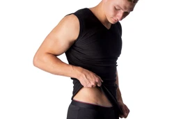 Black Snake Achselhemd Classic Feinripp Unterhemd Set Schwarz