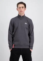 Alpha Industries Sweater Half Zip SL Dunkelgrau/Hellgrau/Grau/Dunkelblau