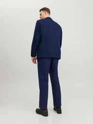 Jack & Jones Plus Anzug FRANCO (1-tlg) Dunkelblau/Hellblau/Blau